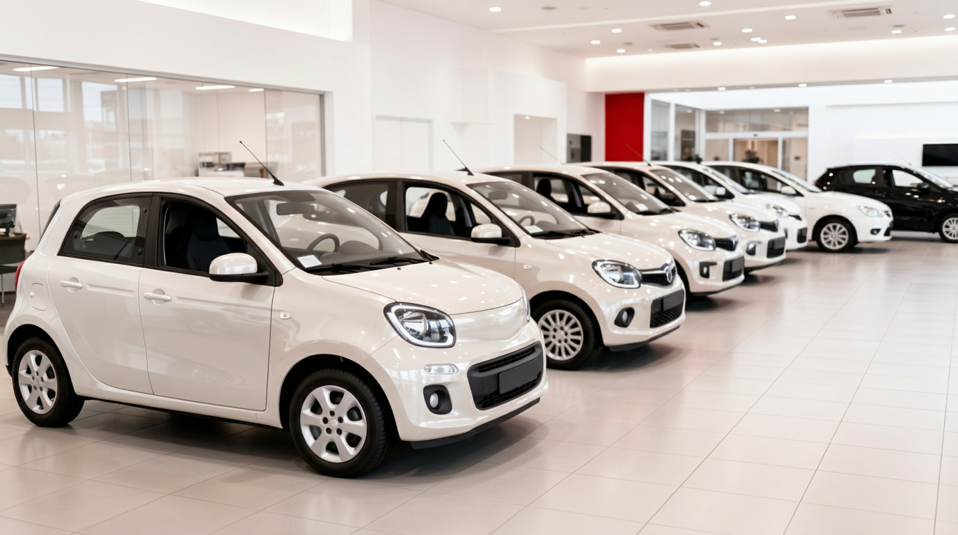 WhiteCity Compact rental vehicle